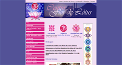 Desktop Screenshot of centroflordelotus.com.br